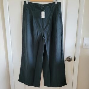 Madewell Drapey Pleated Wide Leg Pants Sz 8 NWT